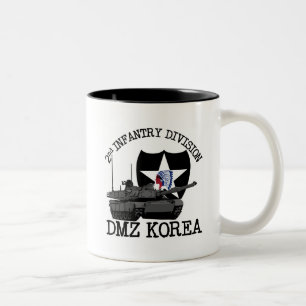 2. Tierarzt Identifikation DMZ Korea Zweifarbige Tasse