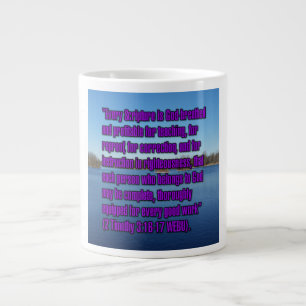 2 Timotheus 3:16-17 WEBU Mug Jumbo-Tasse