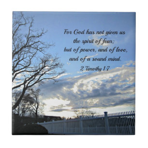 2 Timothy-1:7 für Gott hat uns den Geist nicht geg Fliese