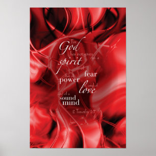 2 Timothy 1:7 Poster