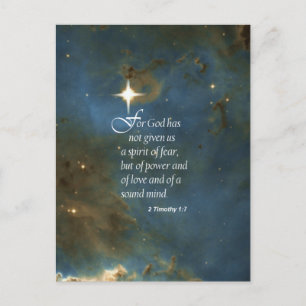 2 Timothy 1:7 Postkarte