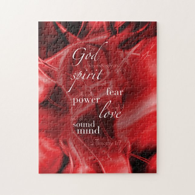 2 Timothy-1:7 Puzzle (Vertikal)