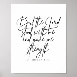 2 Timothy 4:17 Poster