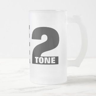 2 Ton-Tasse Mattglas Bierglas