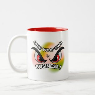 2-Tone Tasse 11oz : Achten Sie auf Ihre eigene (ro