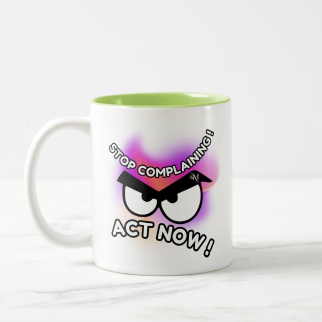 2-Tone Tasse 11oz : Jetzt handeln (grün) (Links)