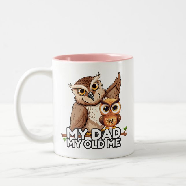 2-Tone Tasse 11oz : Mein Vater Mein altes Ich (pin (Links)