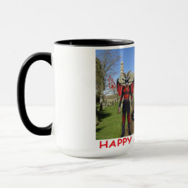 2 Töne Tasse. Happy-halloween-Ziege Tasse