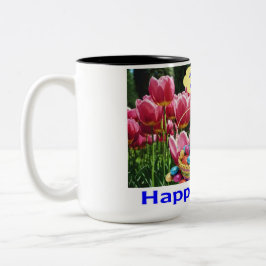 2 Töne Tasse. Happy Oaster. Alpaca/Hunny Zweifarbige Tasse