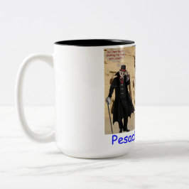 2 Töne Tasse. Happy Passover. loris/Affe Zweifarbige Tasse