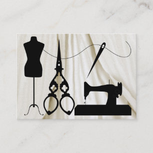 2. Überarbeitete Nähmaschine 1A / Mode / Seamstres Visitenkarte