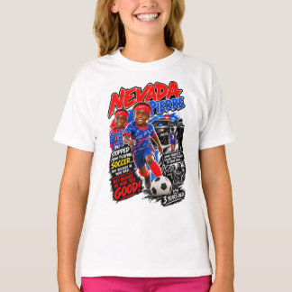 2 unterstützen Nevada Pierre 3-jährigen Fußballspi T-Shirt