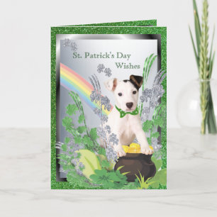 2. Ursprünglicher Jack Russell Health Luck Happy Karte