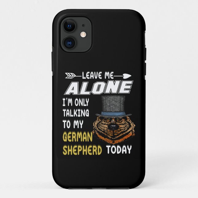 2 Verlass mir allein ich spreche nur mit meinem De Case-Mate iPhone Hülle (Rückseite)