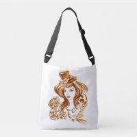 2 versah Kaffee-Art Cross-Leichensack mit Taschen