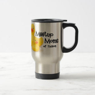 2 versahen Logoreise-Tasse mit Seiten Reisebecher