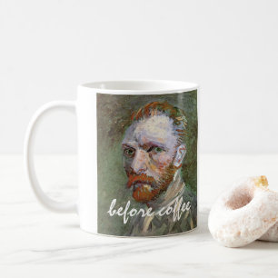 2 verschiedene Selbstporträts von Van Gogh Kaffeetasse