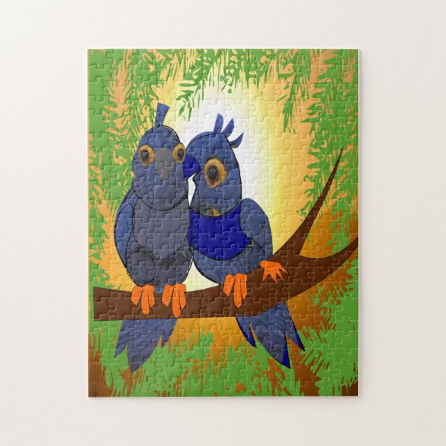 2 Vögel Puzzle (Vertikal)