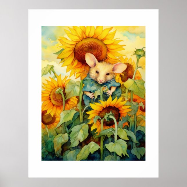 2 von 17 Sonnenblumengarten Miceville Poster (Vorne)