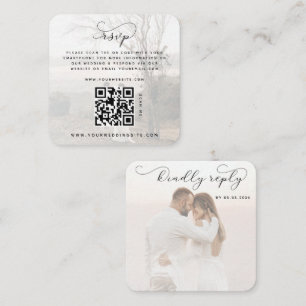 2 Website zum QR-Code für verblichene Fotos - RSVP Begleitkarte