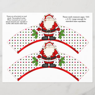2 Weihnachts Weihnachtscreme Personalisierter Cupc Flyer