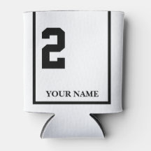 2 Weiß mit schwarzem Sattelleder