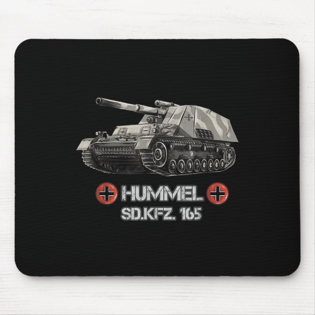 2. Weltkrieg: Deutsche, selbstfahrende Artillerie  Mousepad (Vorne)