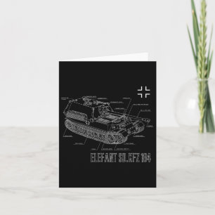 2. Weltkrieg: Deutscher Anti-Tank-Destroyer Elefan Karte