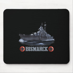 2. Weltkrieg Deutsches Schlachtschiff Bismarck Mousepad