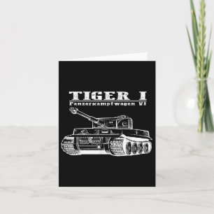 2. Weltkrieg ein deutscher Tank Tiger I A Panzerka Karte