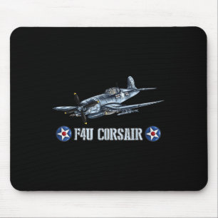 2. Weltkrieg Militärflugzeuge Wwii F4u Cor Mousepad