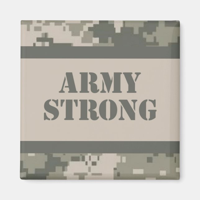 2"x2" Magnet Fvor ARMY ACU Camouflage Camouflage (Vorne)