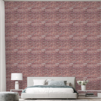 2' x 12' Brick Patterned Textured Vinyl  Tapete