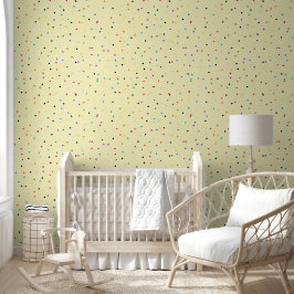 2' x 12' Polka Dot Texturierte Vinyl Tapete