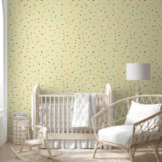 2' x 12' Polka Dot Texturierte Vinyl Tapete