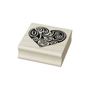 2" x 2" Stempel - Herz