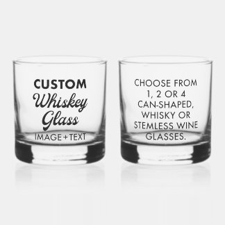 2 x Personalisiertes Whiskey-Glas 12oz Whiskyglas