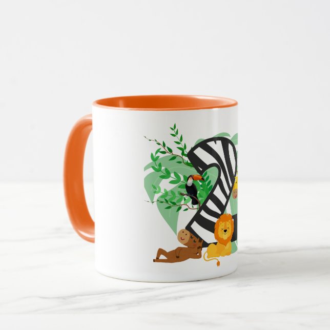 2 years old! Happy Birthday baby! Tasse (Vorderseite Links)