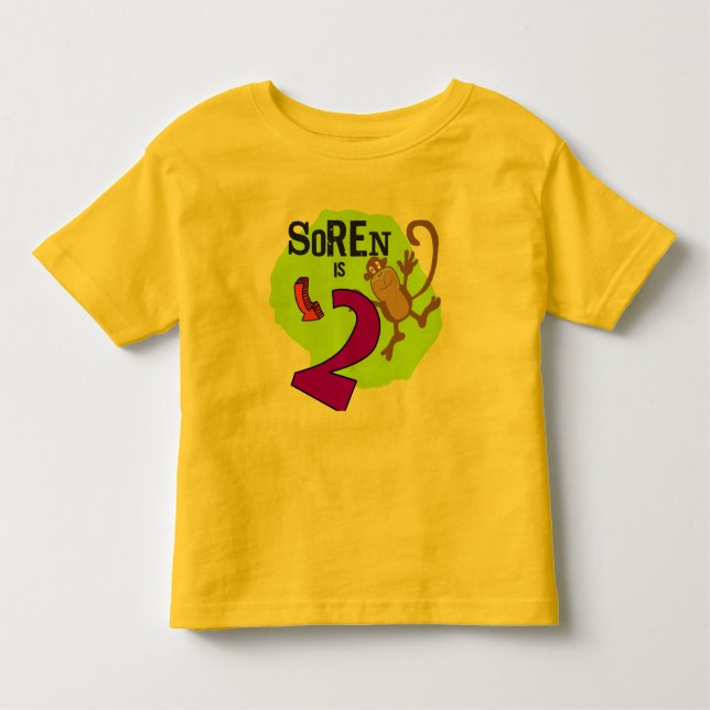 2 YO Geburtstags-T - Shirt (Vorderseite)