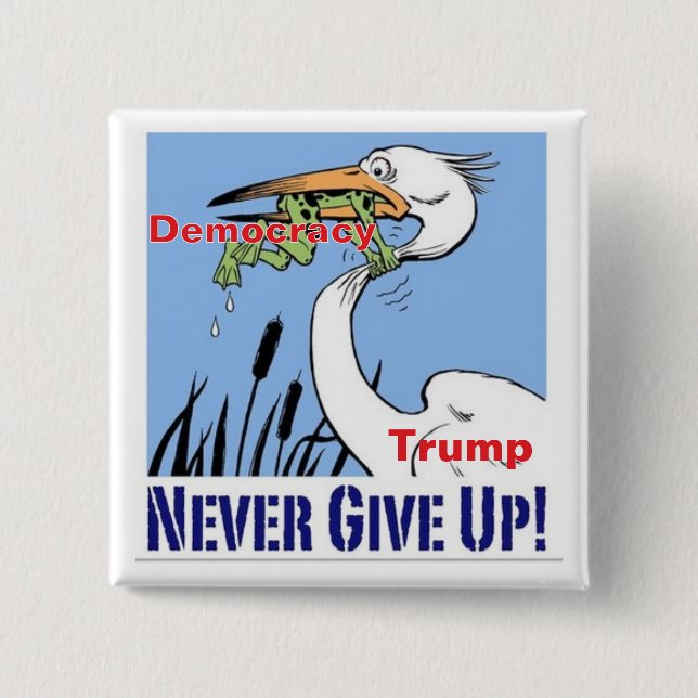 2 Zoll quadratischer Knopf Button (Vorderseite)