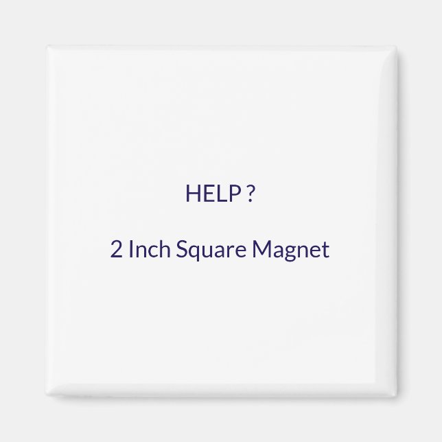 2 Zoll Quadratischer Magnet (Vorne)