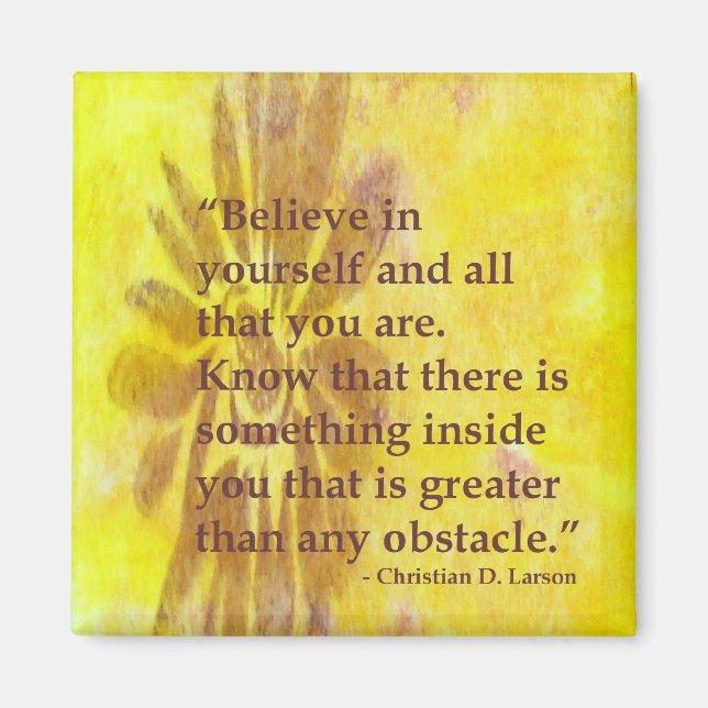 2 Zoll Square Magnet 100% Gerecycelt Papier (Vorne)