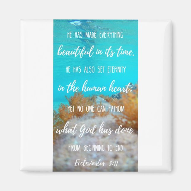 2 Zoll Square Magnet - Altes Wasser Magnet 2 (Vorne)