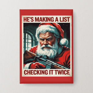 2. Zusatzartikel Weihnachtsmann-Button Weihnacht Button