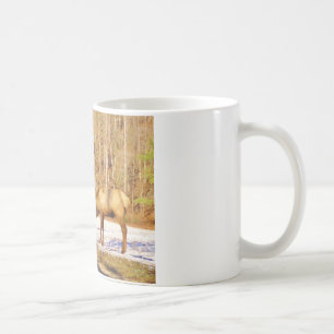 2~ zwei Bull Elk im Schnee Tasse
