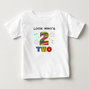2 Zwei Sekunden GROßartiges Geburtstags-Feuerwerk  Baby T-shirt