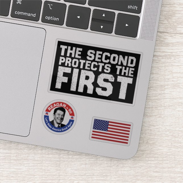 2A Die zweite schützt die erste Freisprecheinricht Aufkleber (Detail)