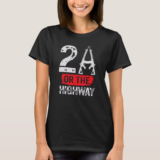 2a oder die Autobahn 2. Änderung T-Shirt (Vorderseite)