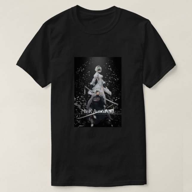 2b Nier Automata 4k Classic T-Shirt (Design vorne)