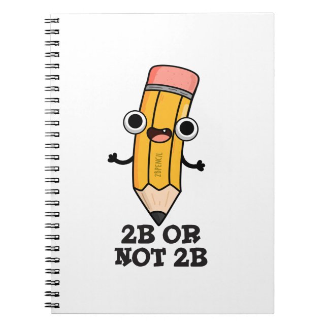 2B oder nicht 2B Lustiger Shakespeare Bleistift-Wo Notizblock (Vorderseite)